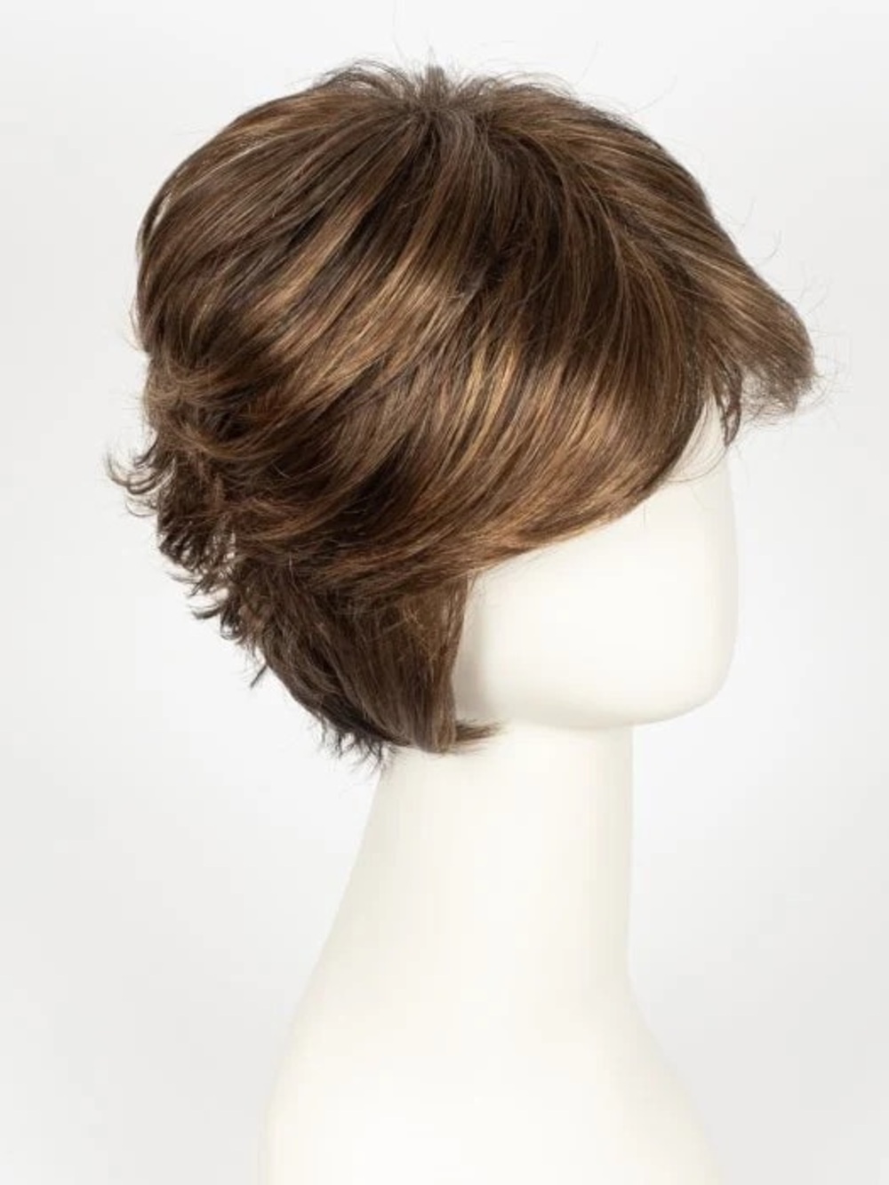 Gala Synthetic Wig in Dark Cinnamon Mist